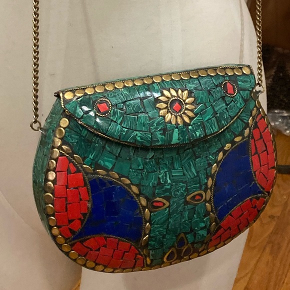 Handbags - Artisan Mosaic Tile Crossbody Bag